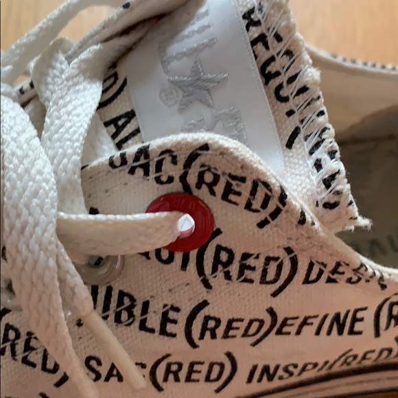 Limited Edition Converse Product Red Sneakers - Picture 4 of 7